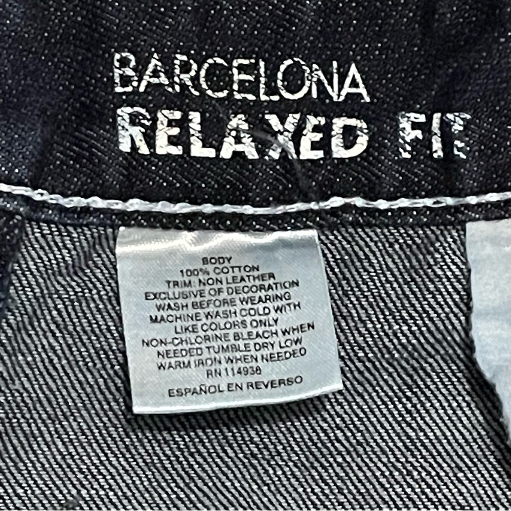 Inc International Concepts Jeans Mens 34x30 Barcelona Relaxed Fit Dark Gray - Picture 7 of 15
